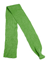 Green Knitted Scarf - Our knitted scarves can be worn in a number of ways. One end of the scarf has an opening so that it can be worn like a tie. Or it can be simply tied around the neck. But whatever way it is worn it is guaranteed to create that casual look while keeping the neck and chest warm. <br />