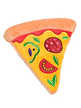 Pizza Plush & Squeaky Dog Toy (Sold by the slice) - Every dog likes a slice of Pizza but as we all know the real thing is not the best food for them. Let them munch down on this calorie free slice with its delicious looking pepperoni, tomatoes, basil, and cheese. For maximum fun pretend it’s for you and savour it before handing it over, it will make...
