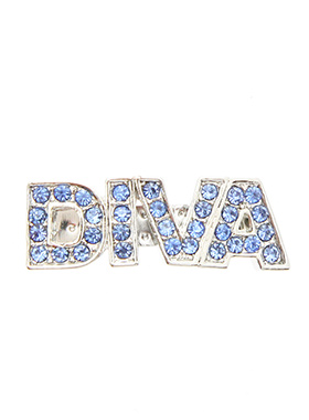 ''Diva'' Swarovski Hair Clip / Dog Barrette (Blue Crystals)