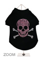 Skull & Crossbones GlamourGlitz Dog T-Shirt