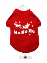 ''Christmas: Ho Ho Ho'' Dog T-Shirt