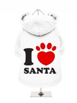 ''Christmas: I Love Santa'' Fleece-Lined Sweatshirt