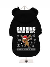 ''Christmas: Dabbing Through The Snow'' Fleece-Lined Sweatshirt