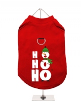 ''Christmas: Sleigh Ho Ho Ho'' Harness-Lined Dog T-Shirt