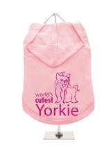 ''Worlds Cutest Yorkie'' Dog Hoodie / T-Shirts