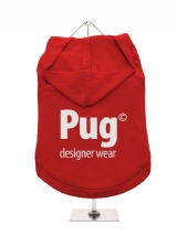 ''Pug Designer Wear'' Dog Hoodie / T-Shirts