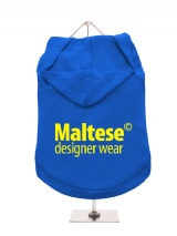 ''Maltese Designer Wear'' Dog Hoodie / T-Shirts