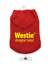 ''Westie Designer Wear'' Dog Hoodie / T-Shirts