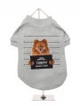 ''Police Mugshot - Pomeranian'' Dog T-Shirt